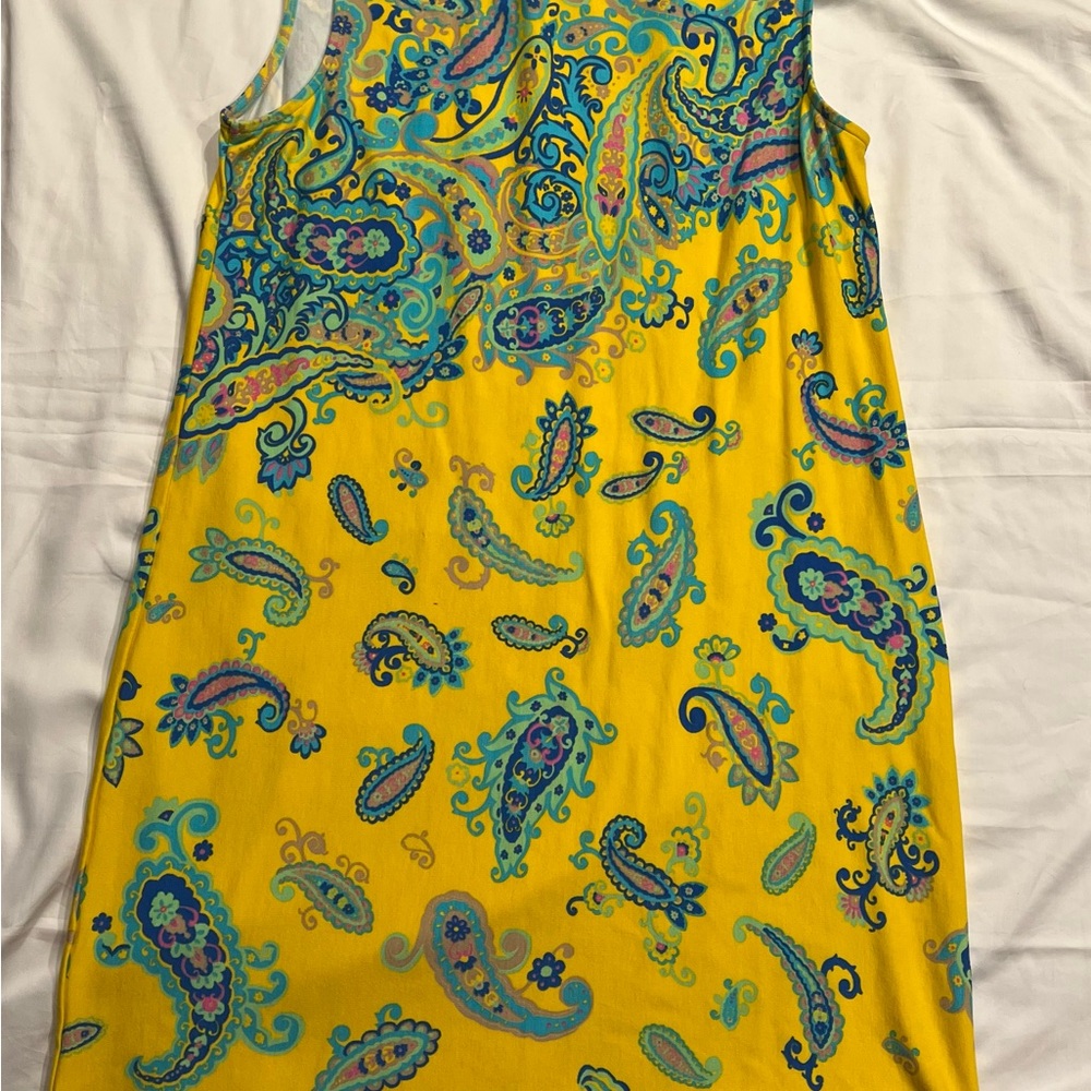 Vibrant Paisley Print Dress